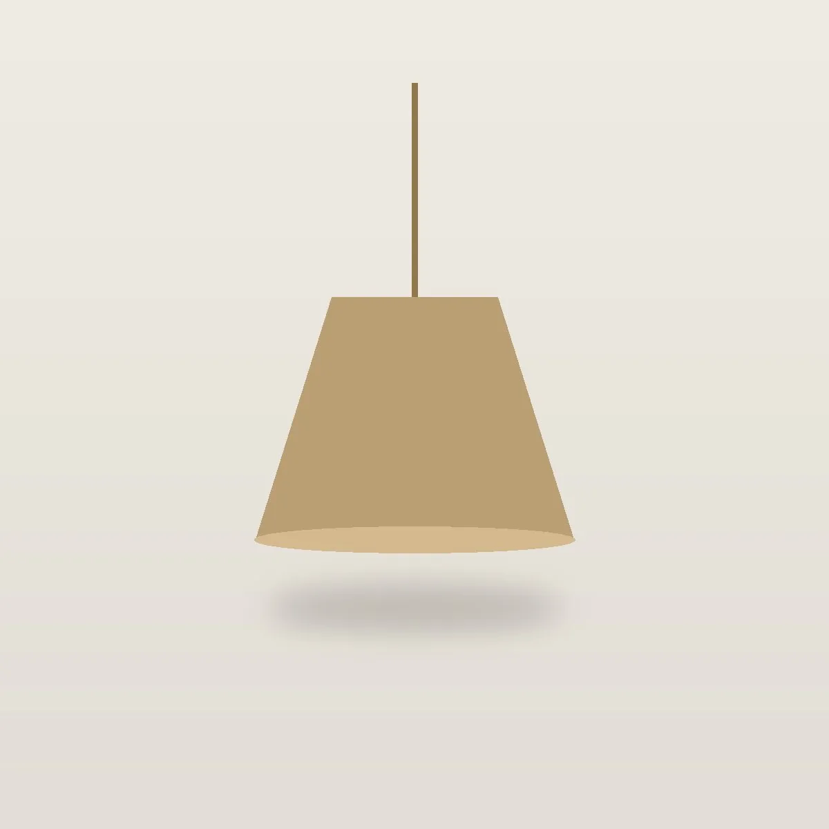 Hanglamp linnen kap