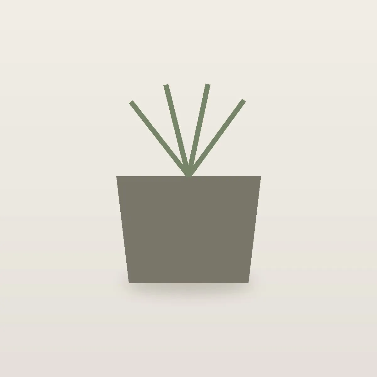 Plantenbak geglazuurd aardewerk groot