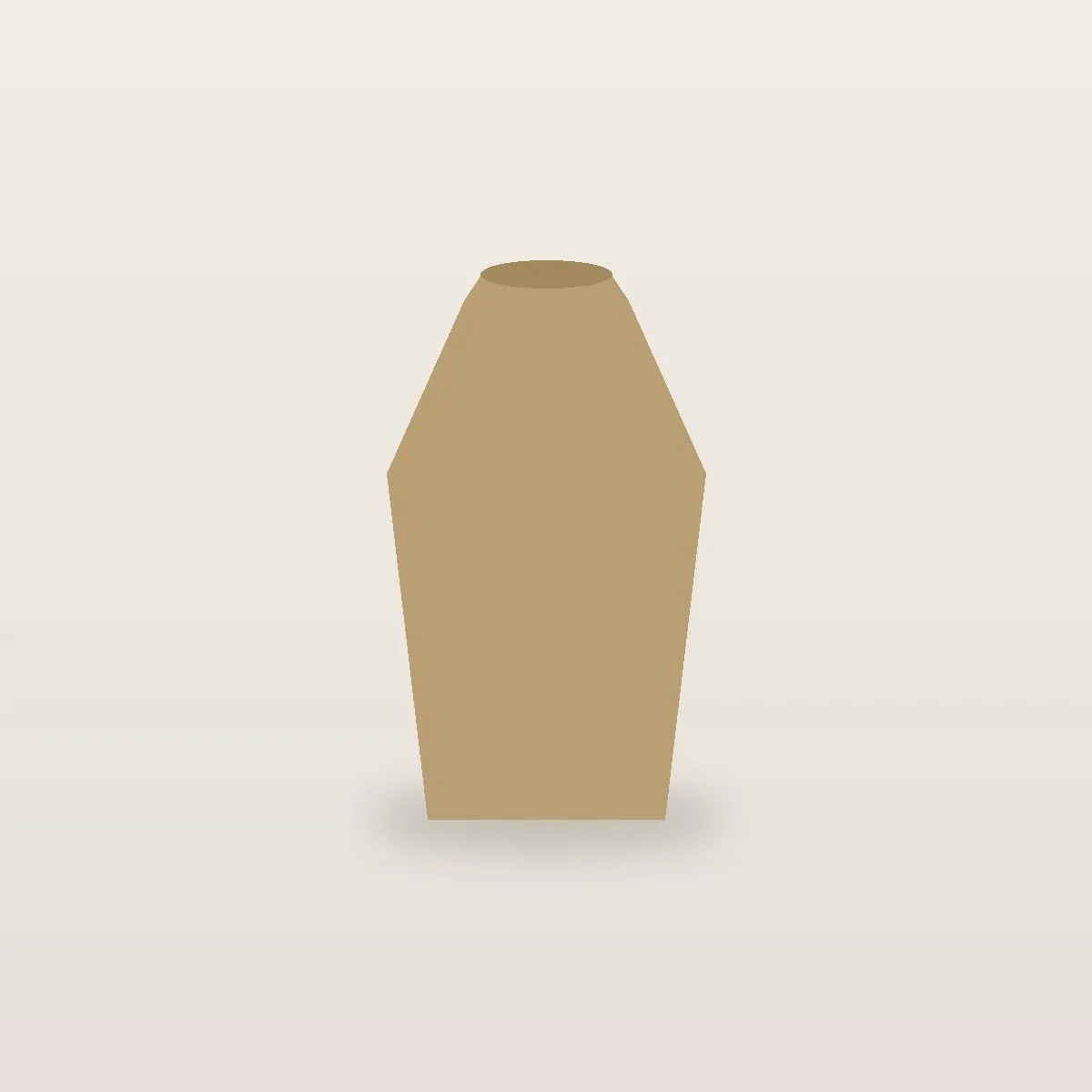 Schaal gerecycleerd glas laag