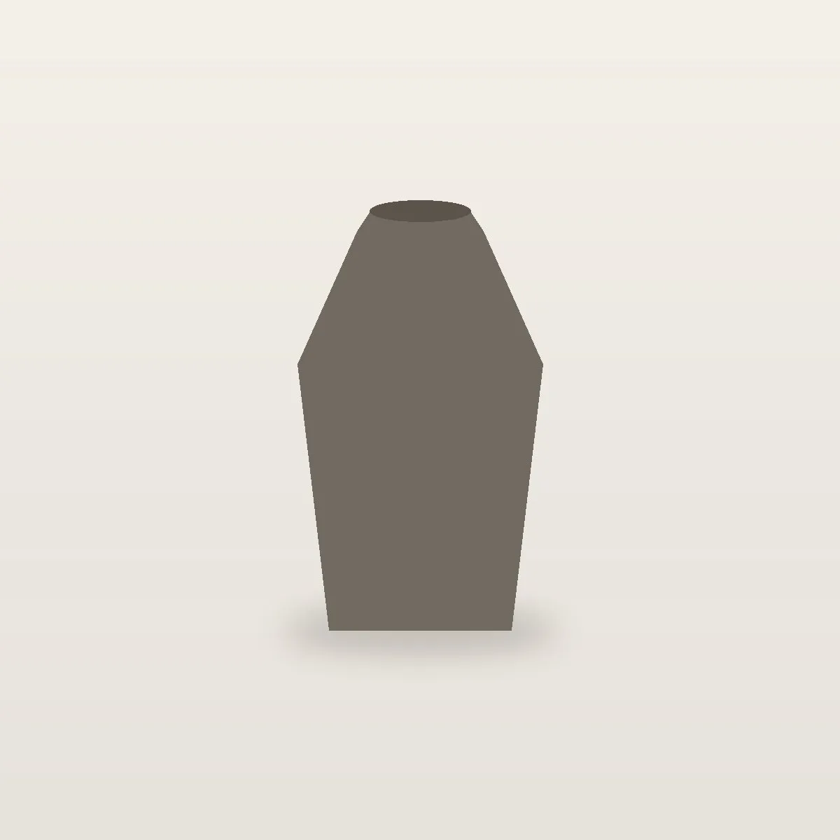 Vaas gerecycleerd glas klein
