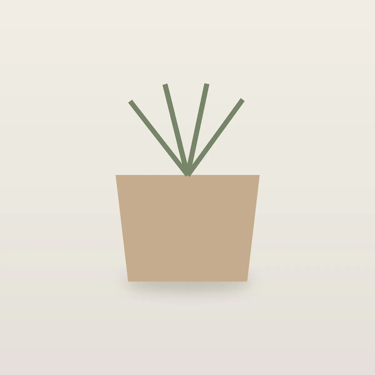 Plantenbak zink set van twee