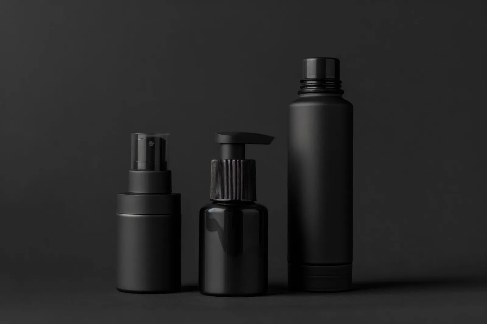 Matte flacons, set van drie