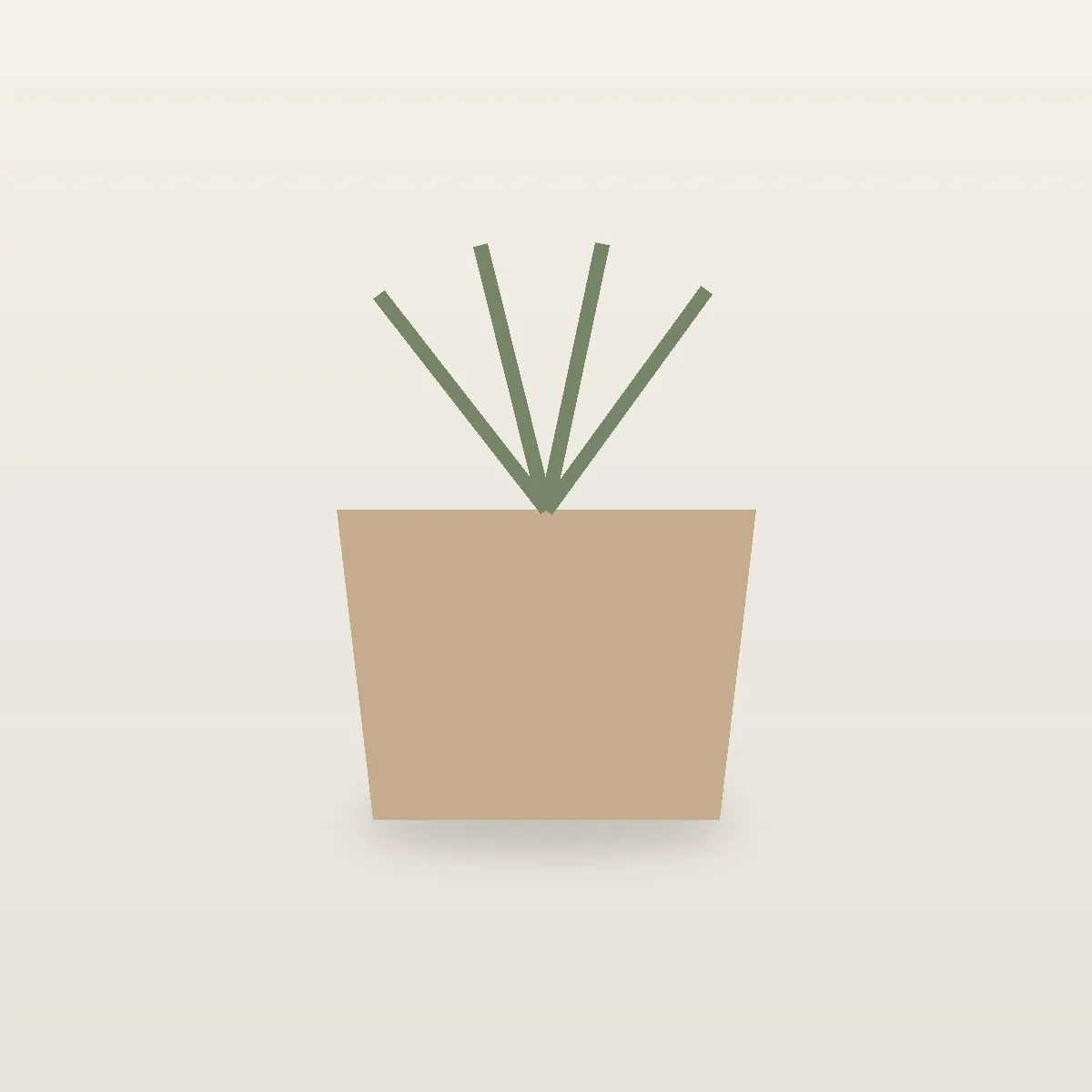 Hangpot geglazuurd aardewerk